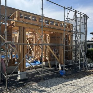 的場教室建設中外観１