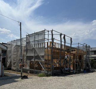 的場教室建設中外観2